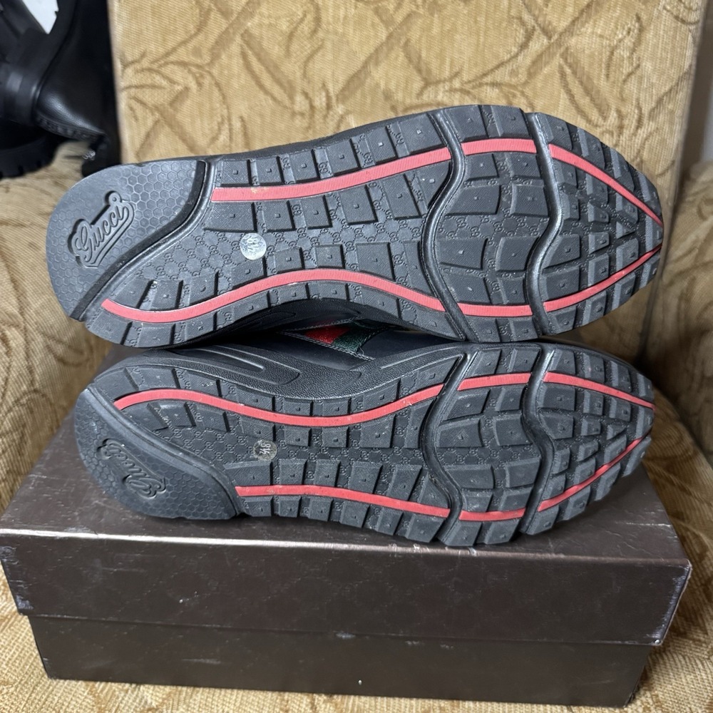 Gucci‎ Leather Shoes Men's Size 8.5 Excellent! - Picture 6 of 7